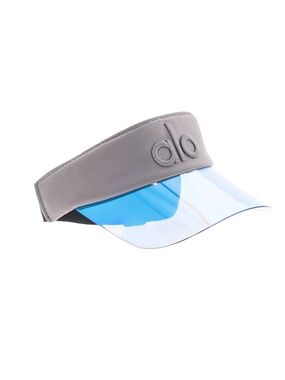 NEW Alo Yoga Grey/ Silver Visor